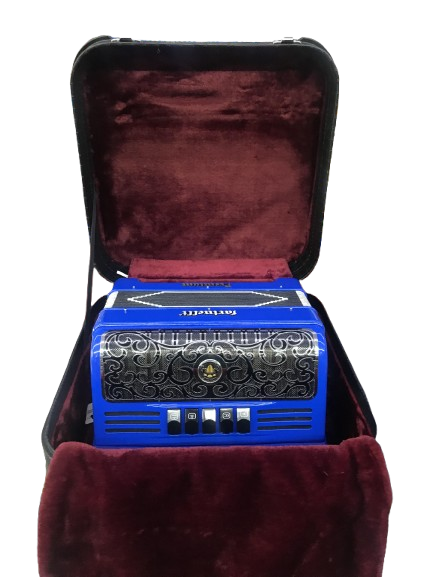 ACORDEON DE BOTONES FA AZUL 5 REGS FARINELLI PREMIUM