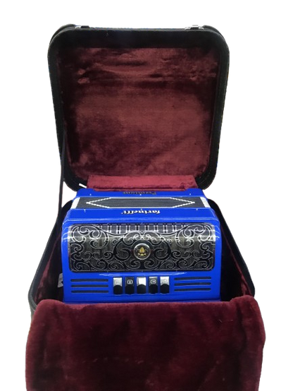 ACORDEON DE BOTONES FA AZUL 5 REGS FARINELLI PREMIUM