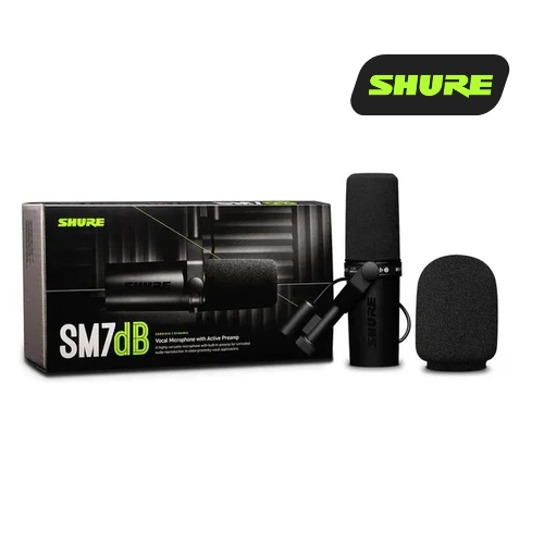 MICROFONO SHURE SM7DB MICROFONO DE ESTUDIO RADIO OVOCEO