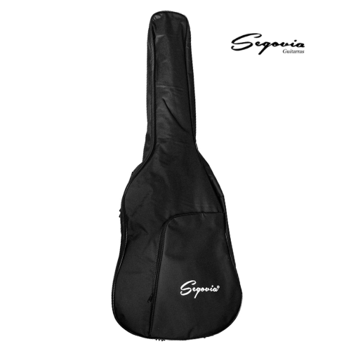 BAJO E/ACUS C/AFINADOR Y FUNDA 4 CUERDAS NEGRO SEGOVIA SGB10CE GBK