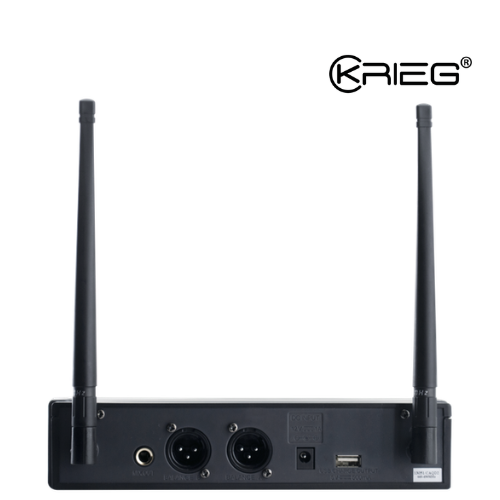 MICROFONO  KRIEG KD-332 RX, BASE SUELTA 2CH