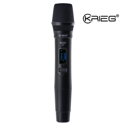 MICROFONO  KRIEG KD-332 RX, BASE SUELTA 2CH