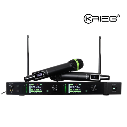 MICROFONOKRIEG MOD KD-832  INALAMBRICO Y SISTEMA DE AMPLIFICACION