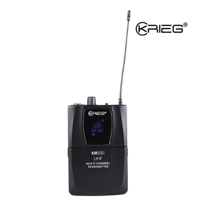 MICROFONO  KRIEG INALAMBRICO KM-25DI Y SISTEMA DE AMPLIFICACION DE INSTRUMENTOS