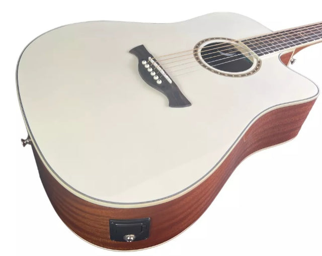 GUITARRA E/ACUSTICA TAGIMA SWELL-EQ-OWH BLANCO OLIMPICO