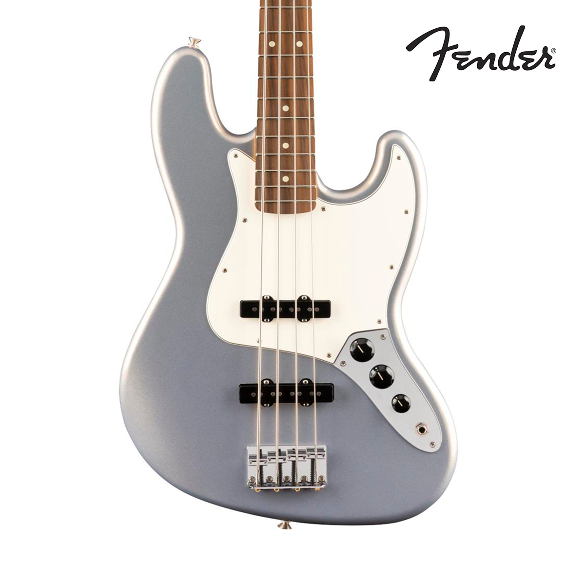 BAJO ELECTRICO FENDER PLAYER JAZZ BASS PF SILVER