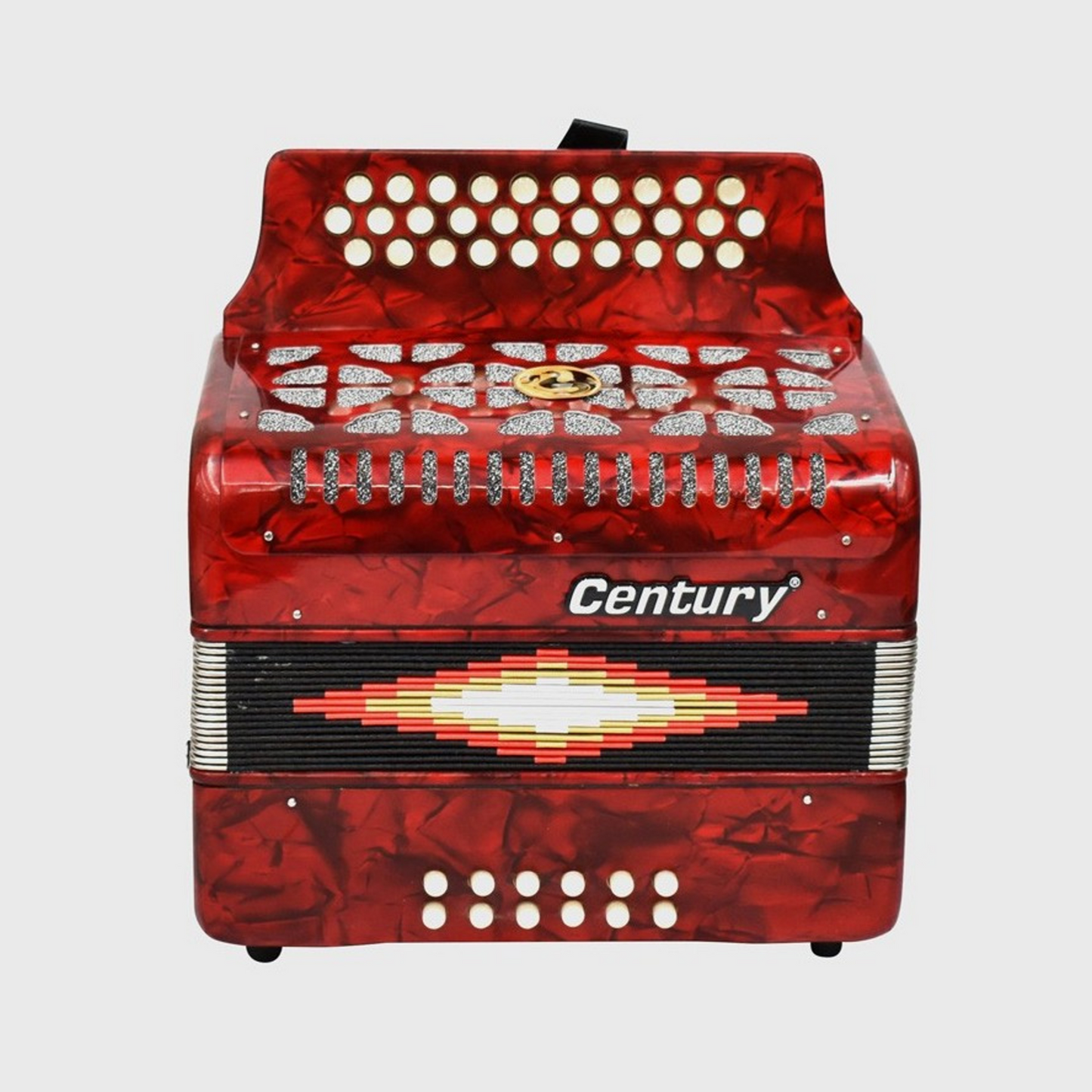 ACORDEON BOTONES FA ROJO 3012 CENTURY C3012FAR