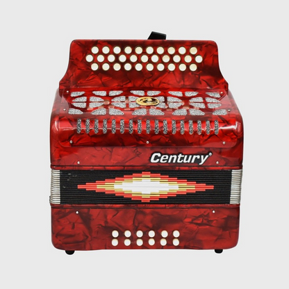 ACORDEON BOTONES FA ROJO 3012 CENTURY C3012FAR