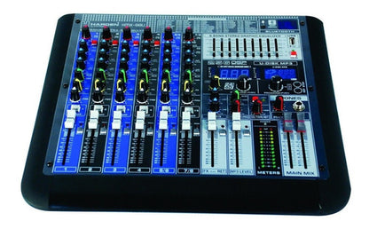 MIXER 8 CH 256 EFECTOS USB/BLUETOOTH KMX-B8U