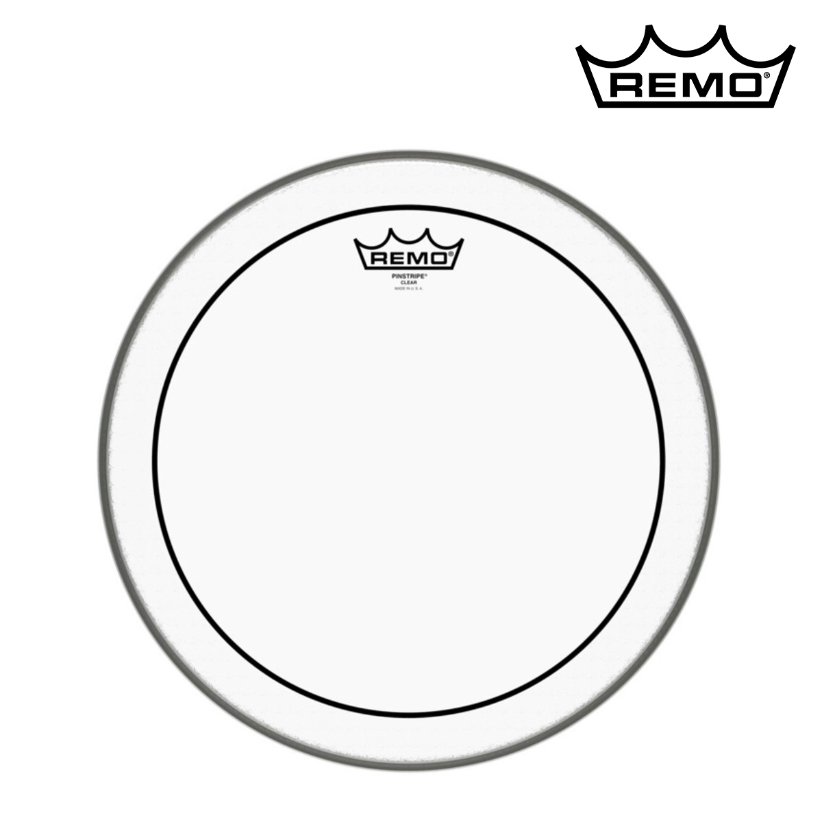 PARCHE REMO PINSTRIPE 15 HIDR TRANS PS-0315-00