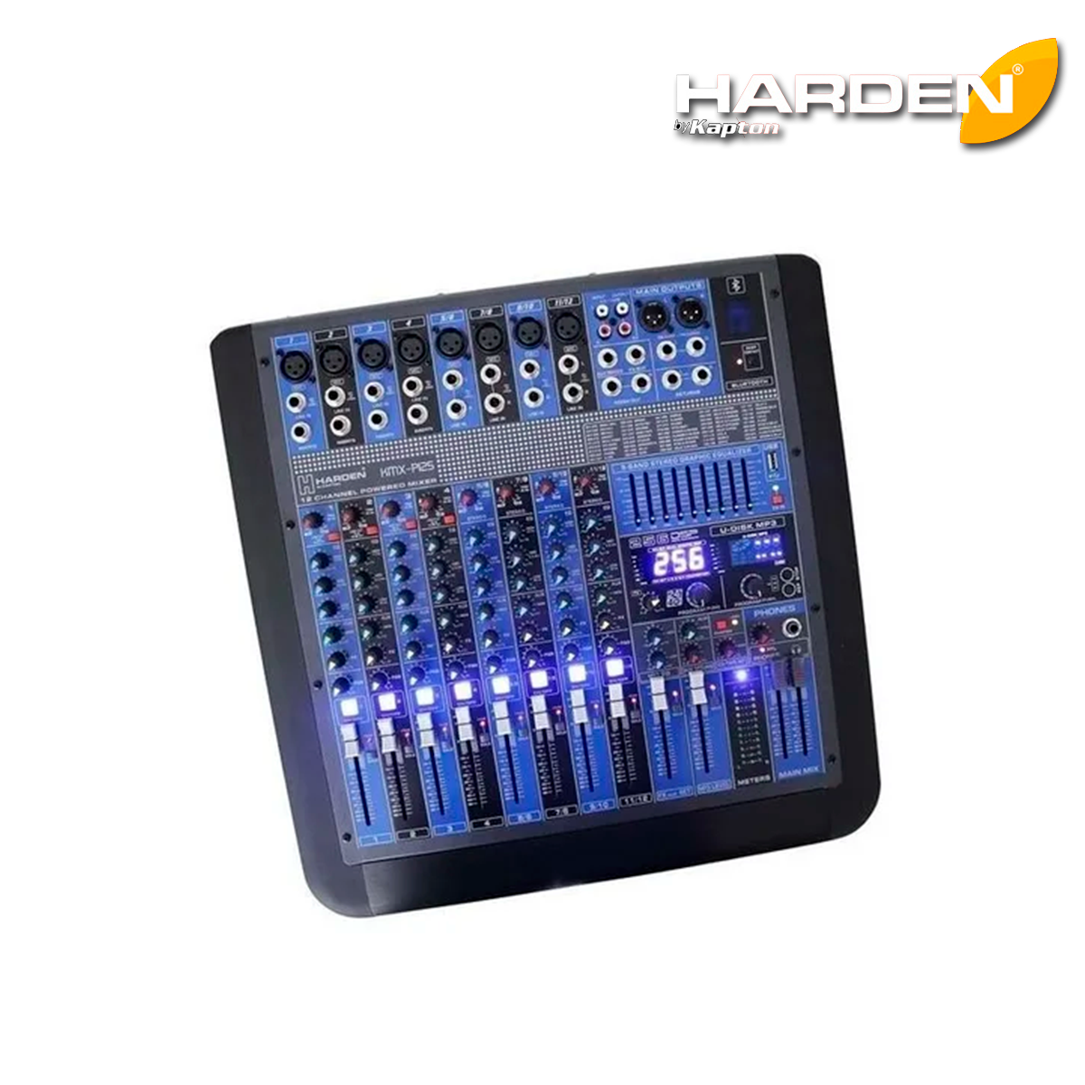 MIXER 12CH 500X500W 256DSP USB/BLUETOOTH KMX-P125