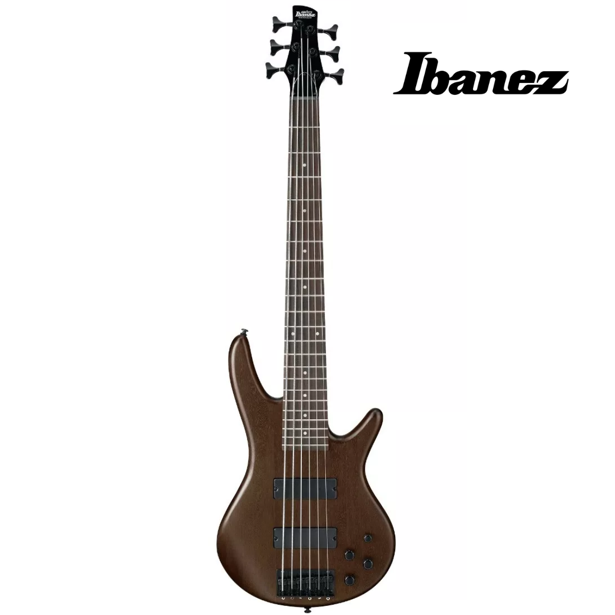 BAJO ELECTRICO IBAÑEZ "SDGR" DE 6 CUERDAS, NOGAL GSR206B-WNF