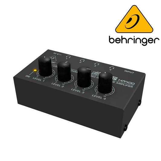 AMPLIFICADOR BEHRINGER P/AUDIF. MOD.HA400